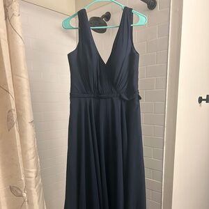 JJs House Navy Blue Bridesmaid Gown